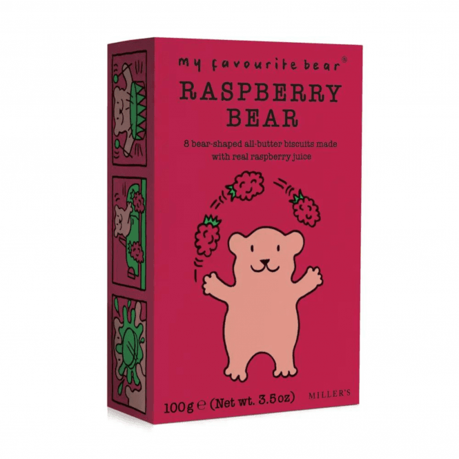 Artisan Biscuits Artisan Biscuits My Favourite Bear Raspberry Biscuit 100g