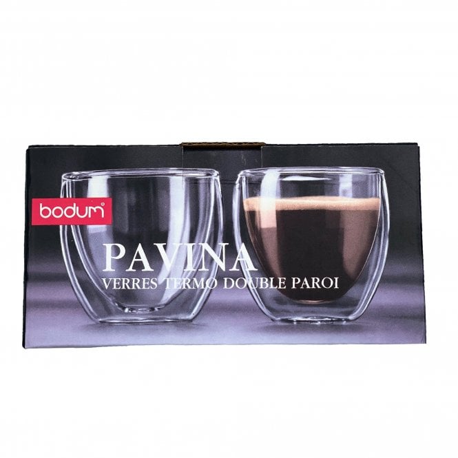 Bodum Bodum Pavina Double Wall Glass 250ml 2 Pieces