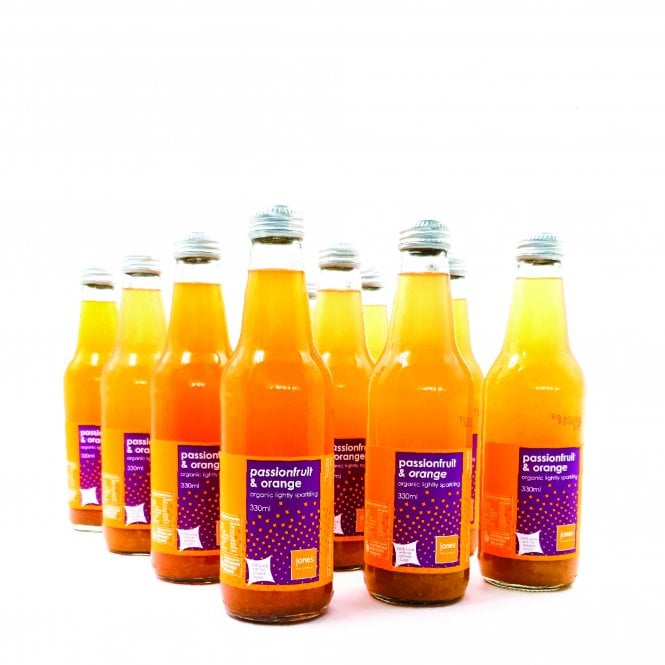 Jones the Grocer Jones the Grocer Organic Passion-fruit & Orange 330 ml (Box Of 12) 